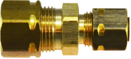 Professional Grade Midland Metal 26066 Union, 3/8 in Compression x 3/8 in, Brass