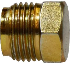 Midland Metal 12093 Plug, 5/16 in Male Inverted Flared, Steel Luxury