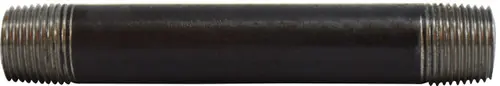 Midland Metal 59050SMLS Seamless Pipe Nipple, 3/8 in MPT x 3/8 in MPT, 6 in L, Steel, Black, SCH 80 Schedule Cheap