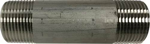 Midland Metal 48115 Welded Pipe Nipple, 1 in MPT x 1 in MPT, 12 in L, Stainless Steel, SCH 40 Schedule Place Order