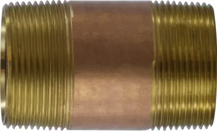 Don't Miss Out Midland Metal 40152 Seamless Pipe Nipple, 1-1/2 in MPT x 1-1/2 in MPT, 9 in, Brass
