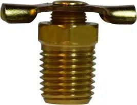 Midland Metal 46077 Drain Cock, 3/8 in Nominal Pipe, MIP, Brass Body Limited Time