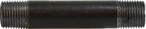 New Release Midland Metal 59076SMLS Seamless Pipe Nipple, 1/2 in MPT x 1/2 in MPT, 12 in L, Steel, Black, SCH 80 Schedule
