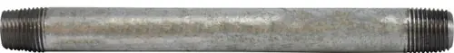 Midland Metal 56002 Welded Pipe Nipple, 1/8 in MPT x 1/8 in MPT, 1-1/2 in L, Steel, Galvanized, SCH 40 Schedule Exclusive Offer