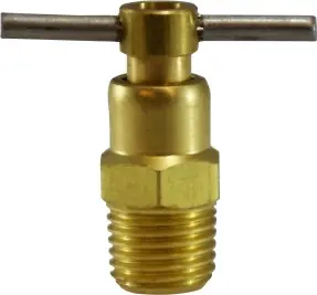 Crafted Midland Metal 46080 Drain Cock, 1/8 in Nominal Pipe, MIP, Brass Body