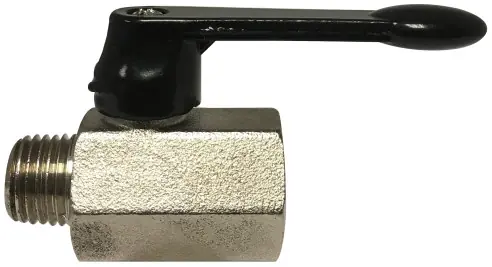 Fan Favorite Midland Metal 46931L Mini Ball Valve, 1/4 in Nominal, FPT x MPT, 450 psi Pressure, 32 to 176 deg F