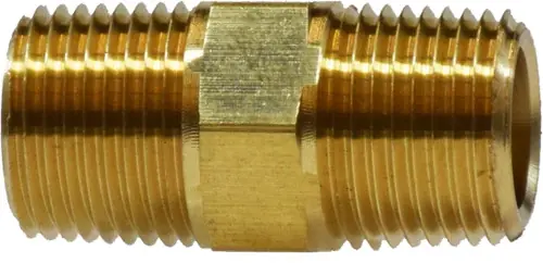 Holiday Sale Midland Metal 28212 Long Nipple, 1/4 in MNPT x 1/4 in MNPT, 1.38 in, Brass