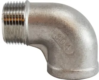 Affordable Midland Metal 62169 90 deg Street Elbow, 3 in MNPT x 3 in FNPT, Stainless Steel, 150 lb