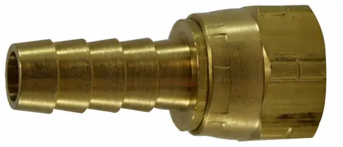 Midland Metal 30295 Swivel Adapter, 3/16 in Hose Barbed x 5/8 in Female 45 deg Flared, Brass Super Sale