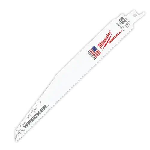 Deal Milwaukee Tool 48-01-2706 9" 7/11 TPI WRECKER SAWZALL for Multi-Material Blade Bulk 25, 25 Pack