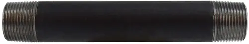 Midland Metal 59087SMLS Seamless Pipe Nipple, 3/4 in MPT x 3/4 in MPT, 4-1/2 in L, Steel, Black, SCH 80 Schedule Buy Direct