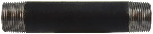 Midland Metal 59109SMLS Seamless Pipe Nipple, 1 in MPT x 1 in MPT, 6 in L, Steel, Black, SCH 80 Schedule, 300 lb Seasonal Sale