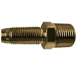Midland Metal 32760 Reusable Stem Adapter, 3/8 in Hose x 3/8 in Male NPTF, Brass Don't Miss Out