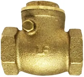 Midland Metal 940357LF Swing Check Valve, 2 in Nominal, FIP x FIP, Brass Body, Import Hot Deal