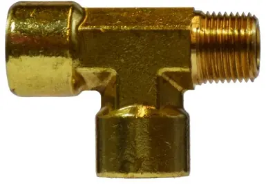 Midland Metal 28257 Street Tee, 3/4 in FIP x 3/4 in MIP x 3/4 in FIP, Brass Holiday Sale