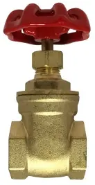 Midland Metal 940133 Gate Valve, 3/4 in Nominal, FIP x FIP, 200 psi WOG Pressure, 32 to 320 deg F Brand New