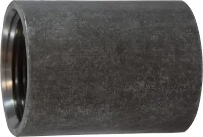Midland Metal 65779 Merchant Coupling, 2-1/2 in FPT x 2-1/2 in FPT, Steel, Black Trending