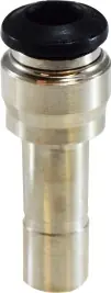 Brand New Midland Metal 20759N Reducer, 10 mm Push-In x 10 mm Push-In, Brass, Nickel-Plated