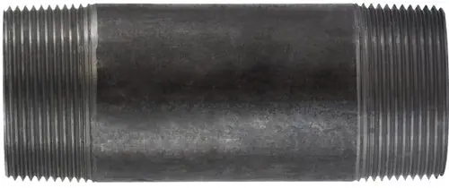 Time-Limited Midland Metal 57187 Welded Pipe Nipple, 2-1/2 in MPT x 2-1/2 in MPT, 6 in L, Steel, Black, SCH 40 Schedule