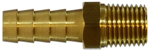 Midland Metal 32024 Rigid Adapter, 1 in Hose x 3/4 in Male NPTF, Brass Shop Now