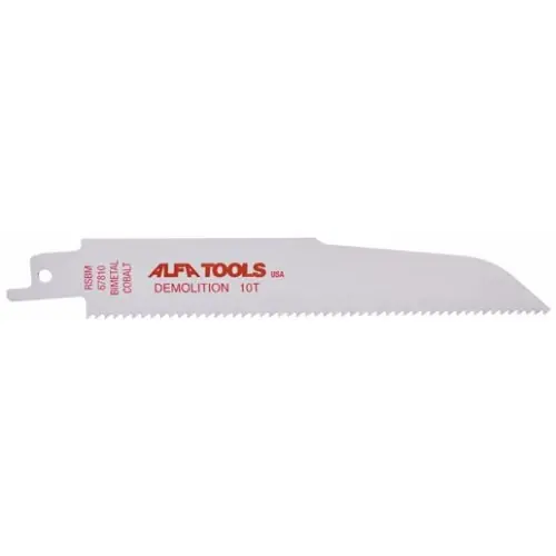 Alfa Tools RSBM127810P 12" 10Tpi Demolition Saw Blade Pouched Professional Grade