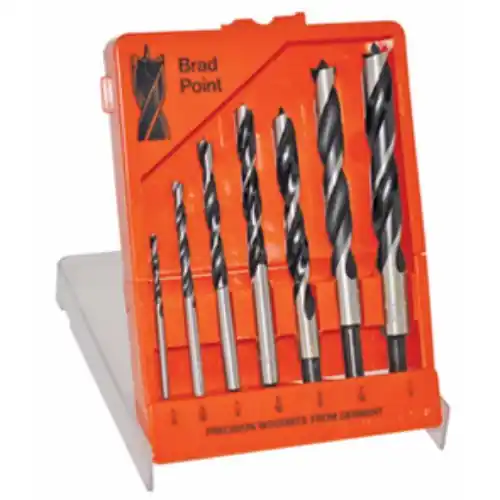 Alfa Tools BPW61137S 7 pc .Brad Point Set In Plastic Case Final Sale