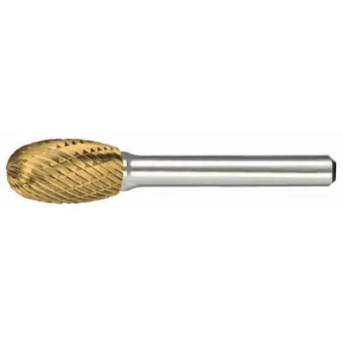 Alfa Tools B71217DTN Se-6 Carbide Burr Oval Double Cut Tin Coated Top Rated