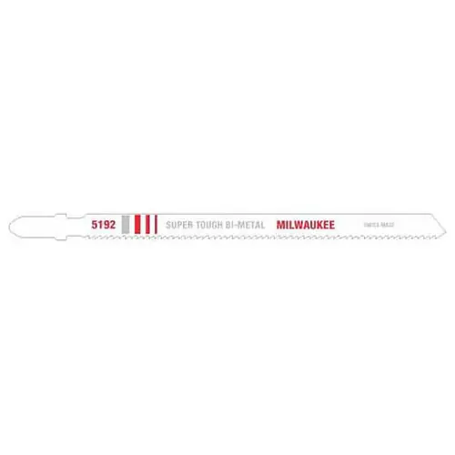 Trending Milwaukee Tool 48-42-5192 5-1/4" 14TPI T-Shank Metal Cutting Bi-Metal Jig Saw Blades (5 PK)
