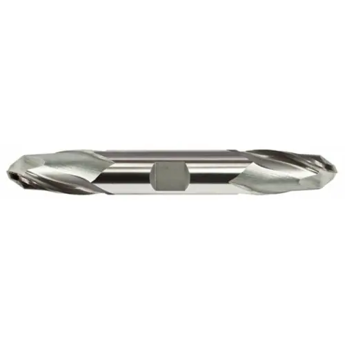 Top Pick Alfa Tools DEB150763 1/4 x 3/8 USA HS 2 Flute Ball Double End Mill