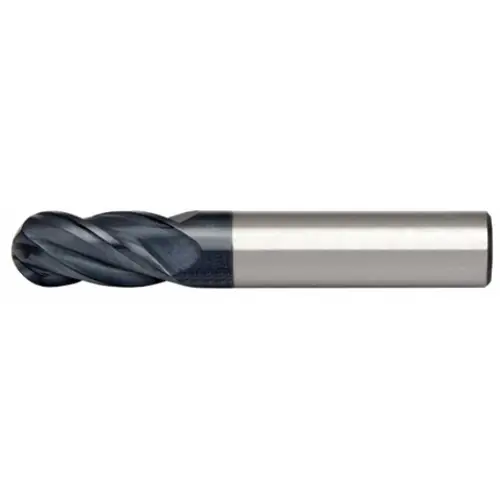 Brand New Alfa Tools HPSCB60678AL 5/8 x 5/8 4 Flute Single End Ball High Performance Altin Carbide Mill