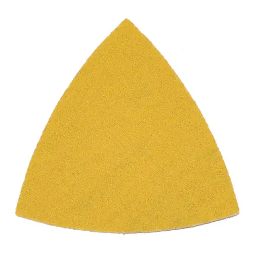 Alfa Tools VTGD320 320G Hook & Loop Dynabradetriangles Gold Paper, 50 Pack Last Chance