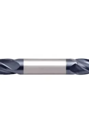 Fast Shipping Alfa Tools DEC66817AL 3/8 x 3/8 2 Flute Double End Center Cutting Altin Carbide End Mill