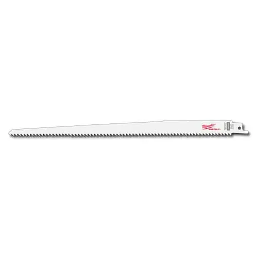 Limited Time Milwaukee Tool 48-00-5017 12" 6 TPI Fleam Ground SAWZALL Blade for Clean Wood (5 PK)