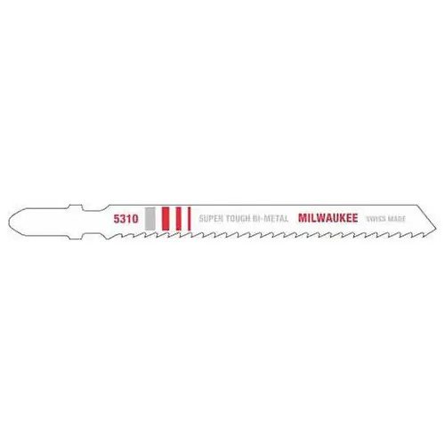 Shop Now Milwaukee Tool 48-42-5310 4" 10TPI T-Shank Multi-Material Bi-Metal Jig Saw Blade (5 PK)