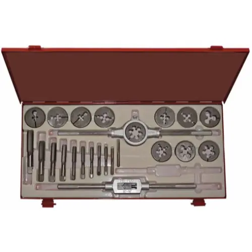 Alfa Tools TDS24MH 24 pc HSS Metric Tap&Round Die Set Free Returns