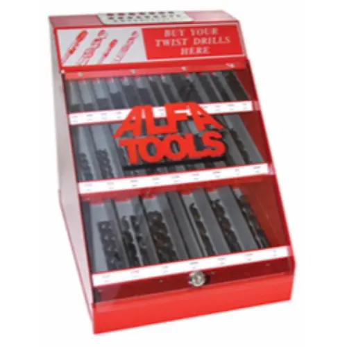 Limited Offer Alfa Tools GDCSFLF300 300 pc Black Oxide Heavy Duty 3Flat Shank Dispenser