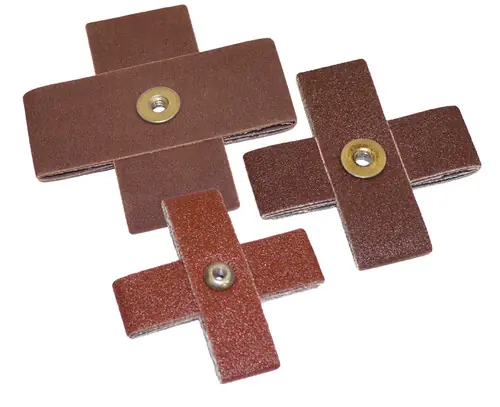 Alfa Tools CP12031 3" x 1" 8-Ply 60 Grit Aluminum Oxide Cross Pad, 100 Pack Instant Buy