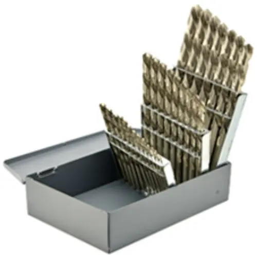 New Arrival Alfa Tools SFL50194 13 pc HS 3 Flat Bit USA Split Point Jobber Drill Set