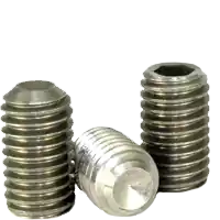 Fast Shipping M6-1.00 x 12 mm Socket Set Screws, Cup Point, 18-8 Stainless Steel A2, Coarse (UNC), Qty 100
