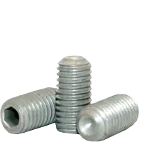 M6-1.00 x 12 mm Socket Set Screws, Cup Point, Metric Class 45H, Zinc-Bake Cr+3, Coarse (UNC), Alloy Steel, ISO 4029 / DIN 916, Qty 100 Next Day Delivery