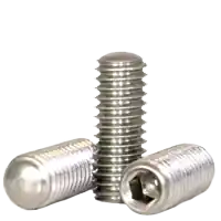 Exclusive Offer 10-32 x 3/16" Socket Set Screws, Oval Point, 18-8 Stainless Steel, Fine (UNF), Qty 100