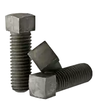 1/2"-13 x 1" Square Head Set Screws, Cone Point, Plain Finish, Coarse (UNC), Case Hardened, Qty 100 Fast Shipping