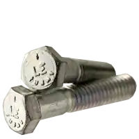 Save Now 7/8"-9 x 3" Hex Cap Screws, Grade 5, Zinc Cr+3, Partial Thread, Coarse (UNC), Medium Carbon Steel, Made in USA, Qty 15