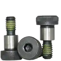 Order Now 3/8"-5/16-18 x 4" Socket Shoulder Screws, Nylon-Patch Thermal Black Oxide, Coarse (UNC), Alloy Steel, Qty 25