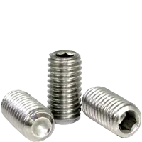 3/8"-24 x 1" Socket Set Screws, Cup Point, 18-8 Stainless Steel A2, Fine (UNF), Qty 100 Save Now