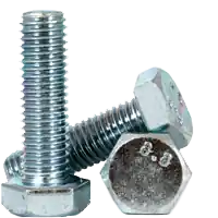 M16-2.00 x 20 mm Hex Cap Screws, Metric Class 8.8, Zinc Cr+3, Full Thread, Coarse (UNC), Medium Carbon Steel, DIN 933, Qty 25 Hassle-Free Returns