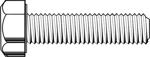 Trending M20-2.50 x 65 mm Hex Cap Screws, Metric Class 8.8, Plain Finish, Full Thread, Coarse (UNC), Medium Carbon Steel, DIN 933 / ISO 4017, Qty 10