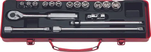 Hassle-Free Returns Ko-ken 3250M 3/8 Sq. Dr. 17 Piece 6-Point Metric Socket set 7-19mm