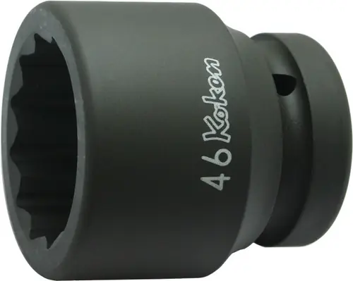 Trusted Brand Ko-ken 18405A-1.3/8 1 Sq. Dr. Socket 1.3/8 12 point Length 62mm