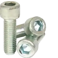 Deal 10-24 x 1 3/4" Socket Head Cap Screws, Zinc-Bake Cr+3, Partial Thread, Coarse (UNC), Alloy Steel, Qty 100